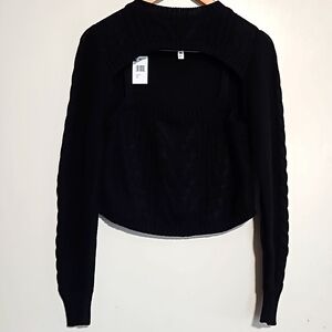 NWT, Revel cropped sweater sz sm